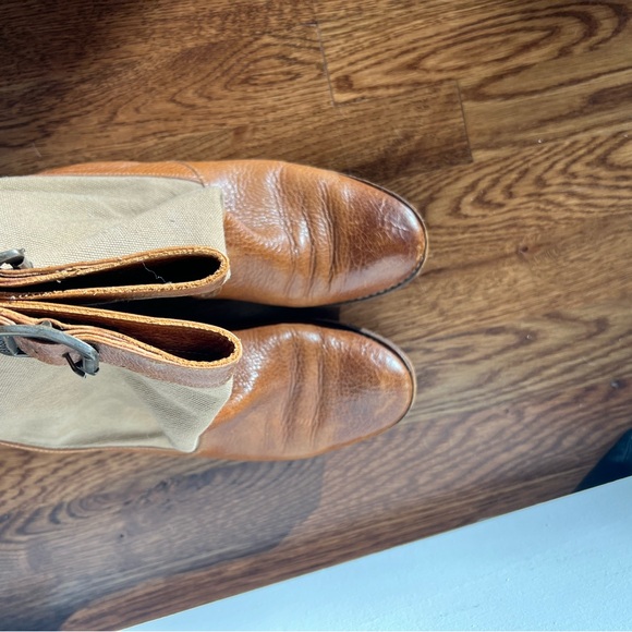 Frye canvas & leather boots - Size 9 - Picture 5 of 6
